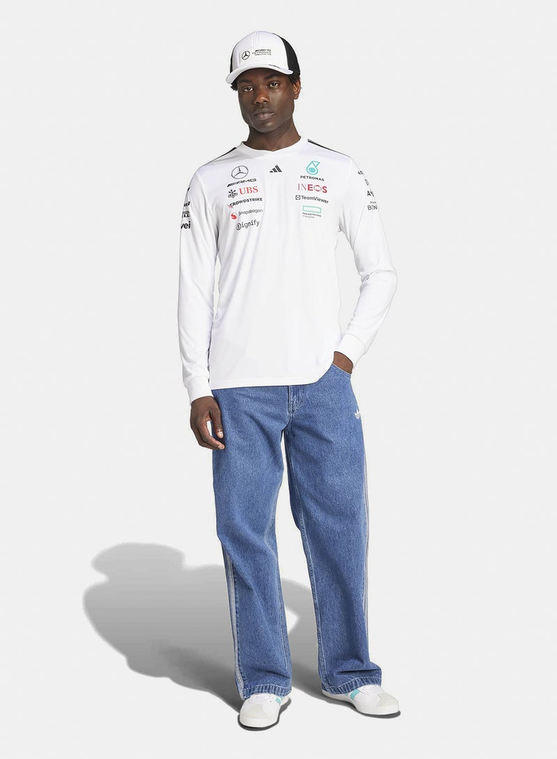 Adidas Mercedes - Amg Petronas Formula One Team Driver Jersey Long Sleeve - Image 4