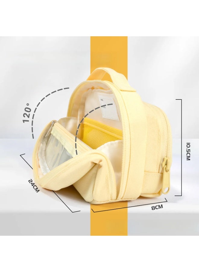 Kids Pencil Case Magnetic Hand-Carry Large Capacity Wear-Resistant School Supplies - Image 2
