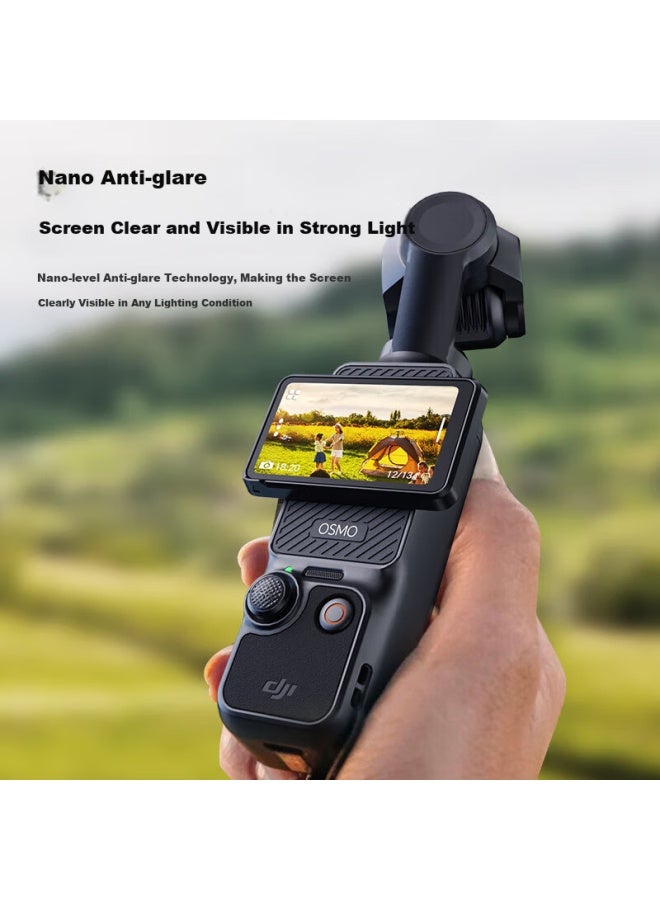 Youfes Tempered Glass Screen Protector For Dji Pocket 3, Ar Anti-glare Lens Protector Film Accessory - Image 2