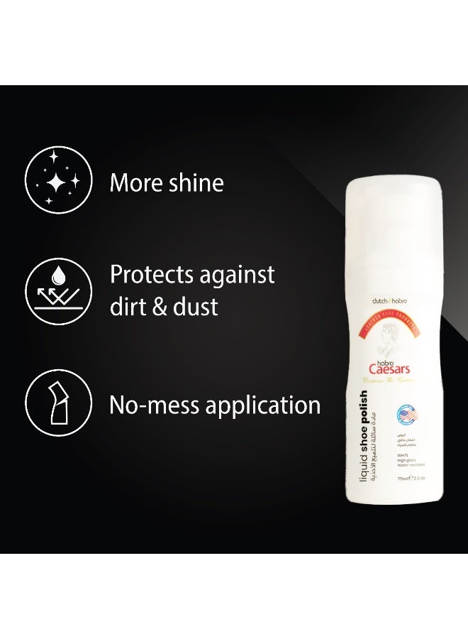 Caesars Shoe Polish Liquid – White - Image 1