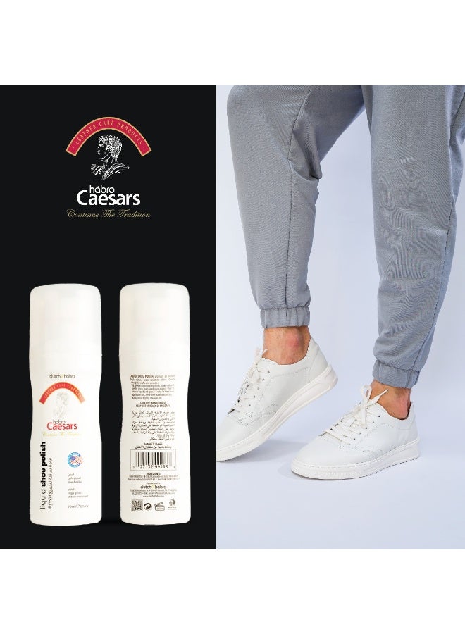 Caesars Shoe Polish Liquid – White - Image 2