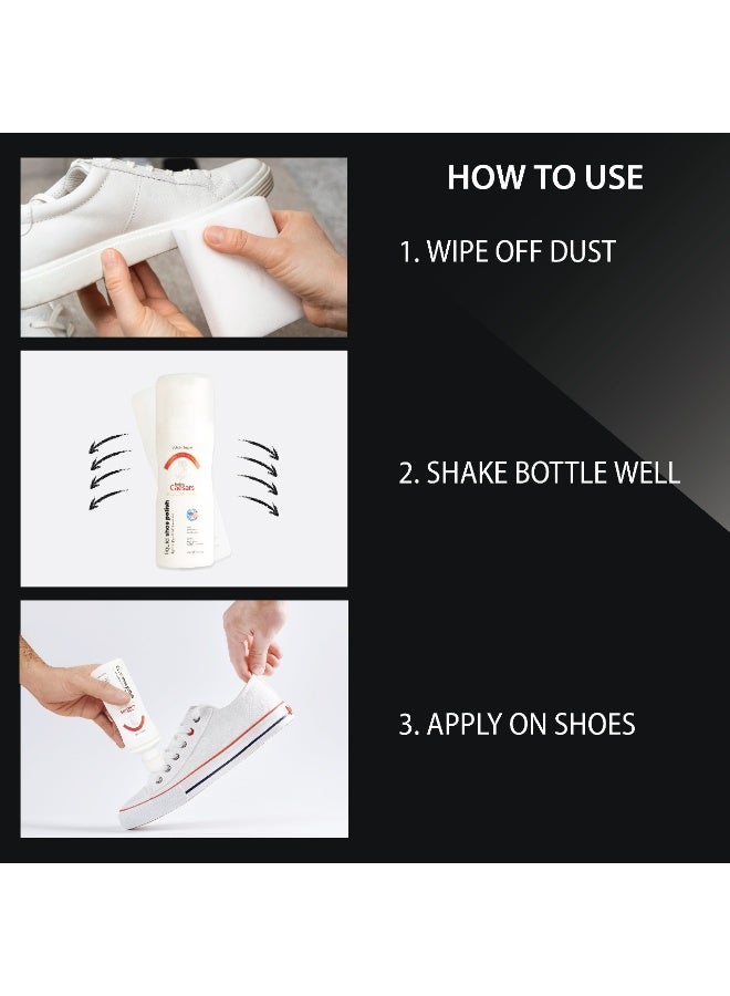 Caesars Shoe Polish Liquid – White - Image 3