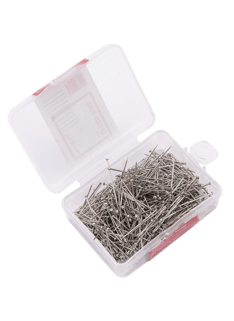 Deli 100-Piece Office Pins Silver  - Image 2