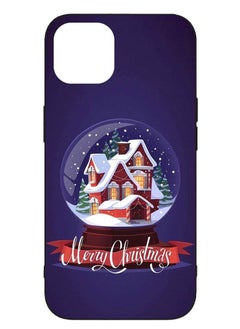 Service Zone Protective Printed Mobile Cover Merry Christmas With Snow House Showpiece For Apple iPhone 11 PRO Max  - Image 1