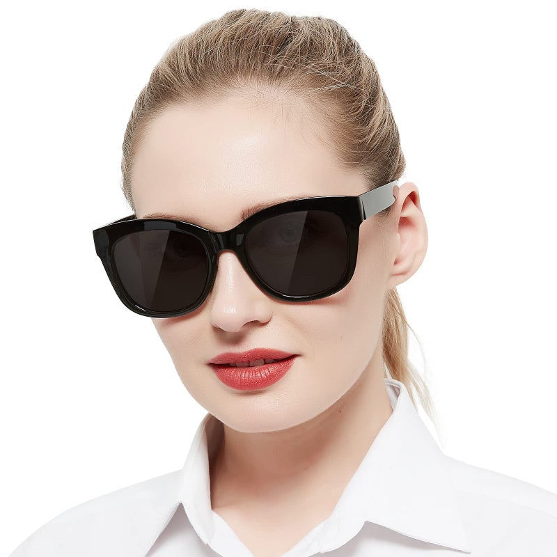 AEZUNI Reading Sunglasses for Women 10 Oversized Designer Readers with Large Frame 0 100 125 150 175 200 225 250 275 300 350 Blacknot bifocals - Image 3