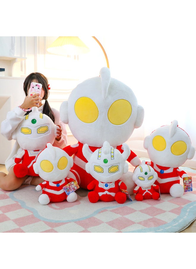 Generic - Genuine Ultraman Plush Toy Little Monster Superman Doll Children's Day Birthday Gift Exchange Doll Big-Color:First Generation Ultraman-Height:45cm（1.07kg） - Image 1
