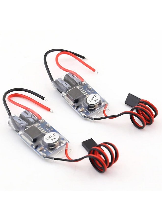 SoloGood - 2Pcs Rc Bec Ubec 5V 5A Step Down Ubec Module 2S 3S 4S For Fpv Quadcopter Airplane Rc Servo Rc Car Boat Model - Image 1