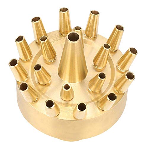 Fdit Pond Fountain Head, Garden Water Fountain Spray Nozzle Sprinkler Head Female Thread 1in - Image 1