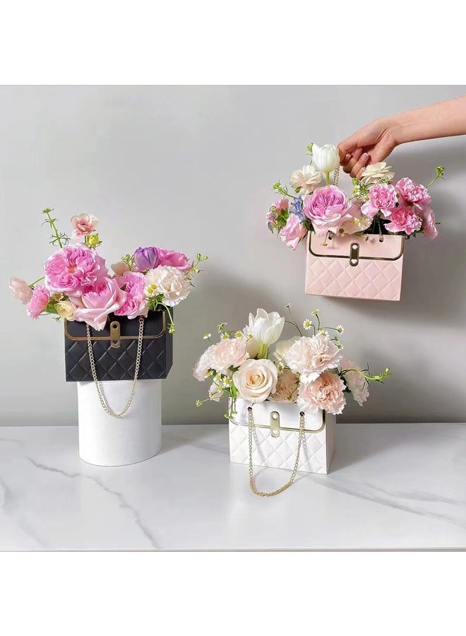 Zeemey 6 Pieces Party Favor Bags,Shopping Bag,Party Bags For Kids, supplies Snack candy Gift Bag Food Bags,Double-Sided Bags For Birthday Wedding Celebrations Party Favors 15*10*10.5(pink) - Image 2