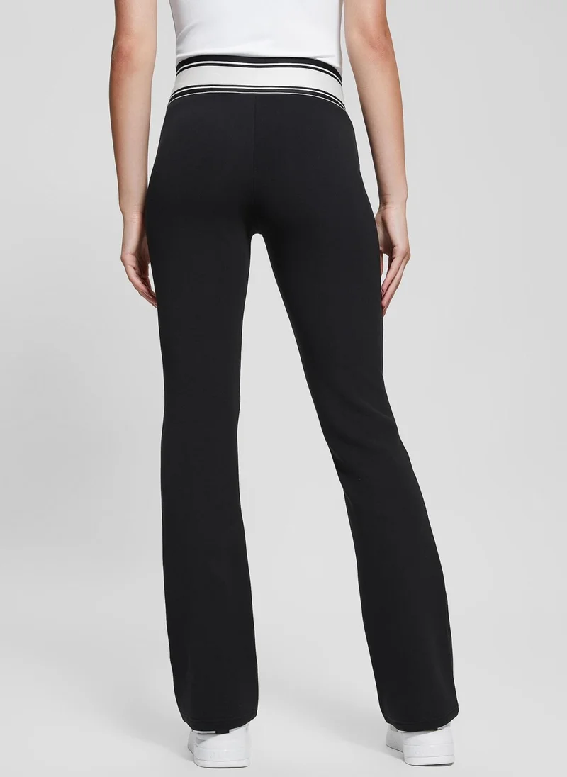 جس Flared High Waist Pants