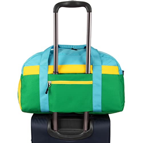 HawLander Kids Duffle Bag for Boys or Girls, Fit School Practice, or Overnight Travel (Green) - Image 5