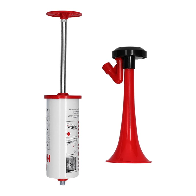 Handheld Air Horn Portable Air Pump Horn Loud Noise Maker Safety Alarm Horn for Sports Events Birthday Parties Graduation Boating - Image 3