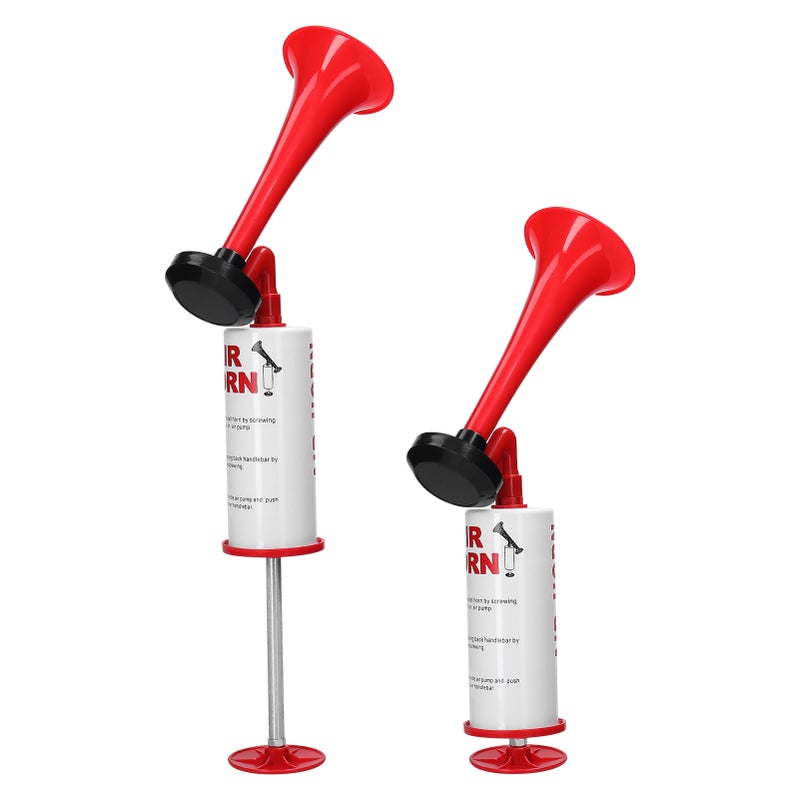 Handheld Air Horn Portable Air Pump Horn Loud Noise Maker Safety Alarm Horn for Sports Events Birthday Parties Graduation Boating - Image 2