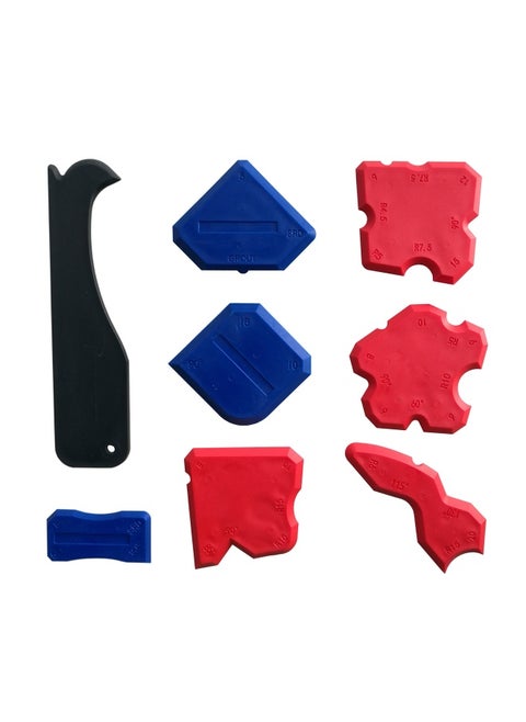 Silicone Sealant Finishing Tools Silicone Smoothing Caulking Profile Line Joint Corner Tool With Caulk Remover Tool Sealant Smoother Profiler Former Applicator Edger 8 Piece