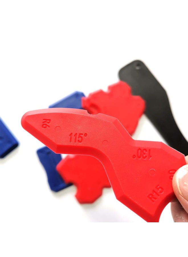 EONBES - Silicone Sealant Finishing Tools Silicone Smoothing Caulking Profile Line Joint Corner Tool With Caulk Remover Tool Sealant Smoother Profiler Former Applicator Edger 8 Piece - Image 1