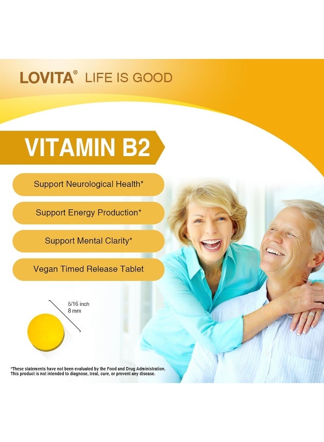 Lovita Vitamin B2 Timed Release Tablets for Adults - Image 4