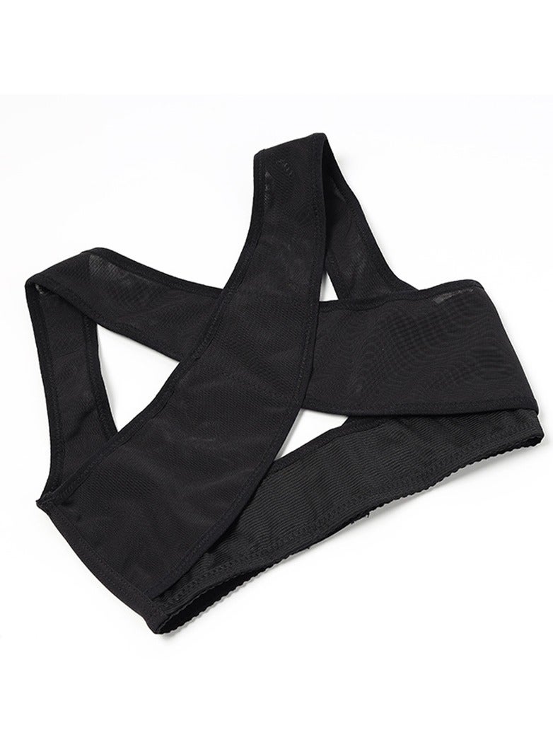 Women X Type Back Shoulder Body Posture Corrector Chest Brace Support Belt Vest Lift Bra  (L) - Image 2