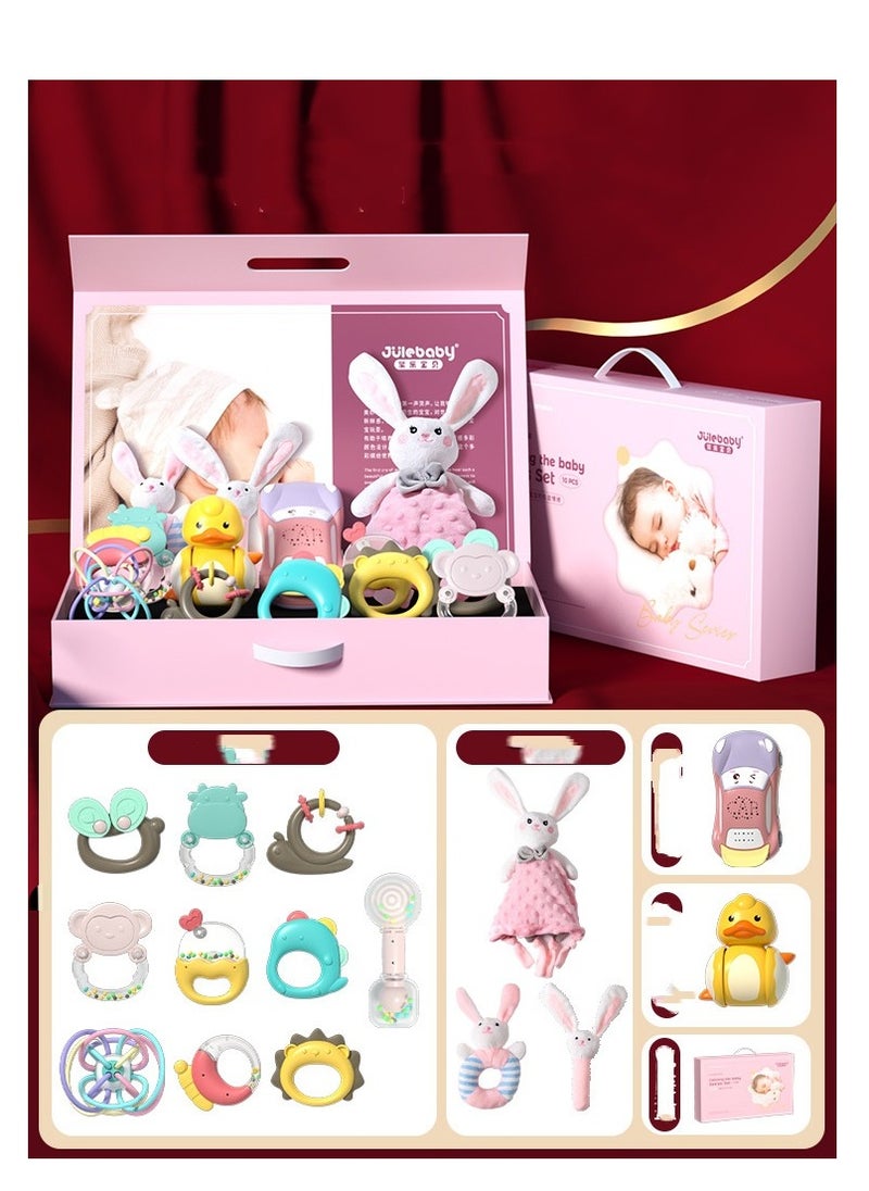 Warrior 15 piece set-Newborn Gift Set Of 13 Hand Cranking Bells For Biting And Soothing Toys  - Image 1