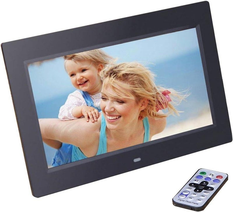 10" HD TFT-LCD 1024* 600 Digital Photo Frame Album Clock MP3 MP4 Movie Player w/ Remote Control - Image 1