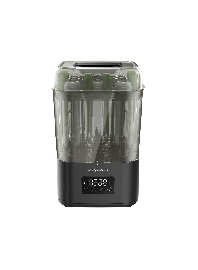 Baby Brezza SuperQuick 10 Minute Sterilizer Dryer. Fastest Sterilizer Dryer - 75% Faster! Largest Capacity (8 Narrow or Wide Neck Bottles). Universal Electric Steam Sterilization for All Bottles, Pacifiers + Breast Pump Parts
Visit the Baby Brezza Store - Image 1