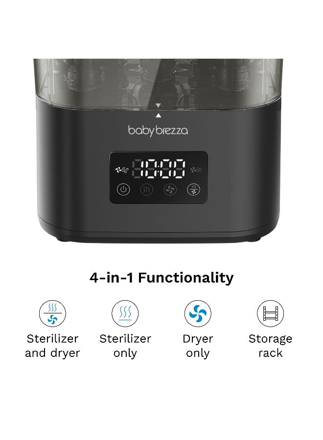Baby Brezza SuperQuick 10 Minute Sterilizer Dryer. Fastest Sterilizer Dryer - 75% Faster! Largest Capacity (8 Narrow or Wide Neck Bottles). Universal Electric Steam Sterilization for All Bottles, Pacifiers + Breast Pump Parts
Visit the Baby Brezza Store - Image 5