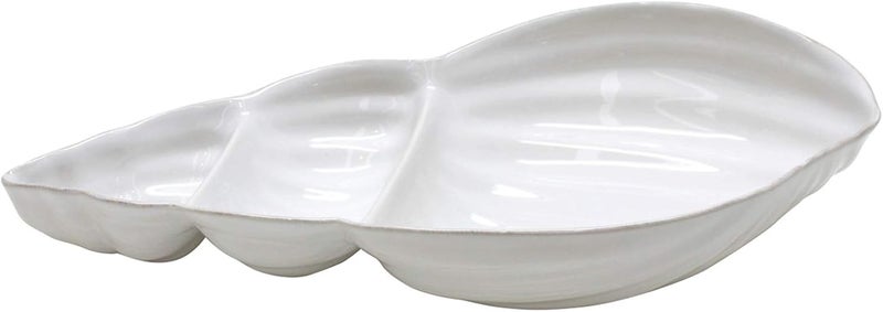 Costa Nova Ceramic Stoneware 16 Appetizer Dish  Aparte Collection White  Microwave  Dishwasher Safe Dinnerware  Food Safe Glazing  Restaurant Quality Serveware - Image 1