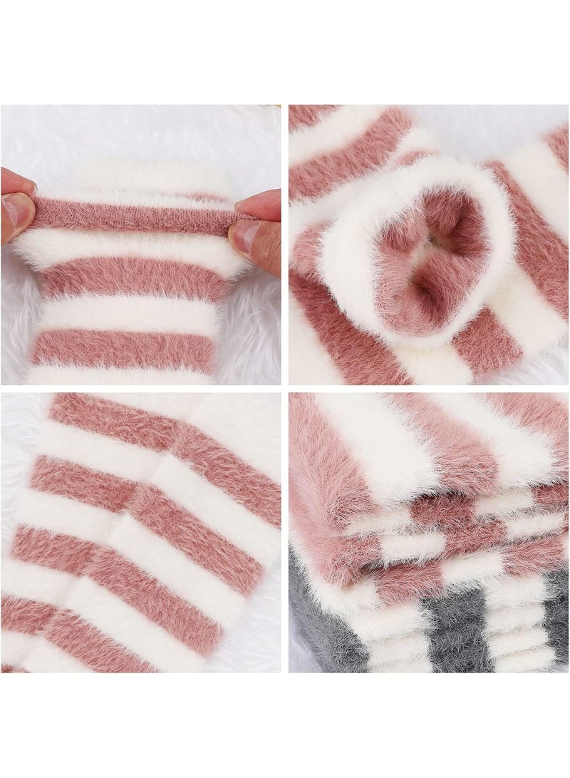 SOLARAE دافئات أرجل للأطفال، زوجين من دافئات الأرجل المخططة للجنسين، جوارب للركبة، واقي للركبة، أكمام للأرجل، ليجنغز للأولاد والبنات تناسب من 0-5 سنوات، مقاس واحد - Image 5