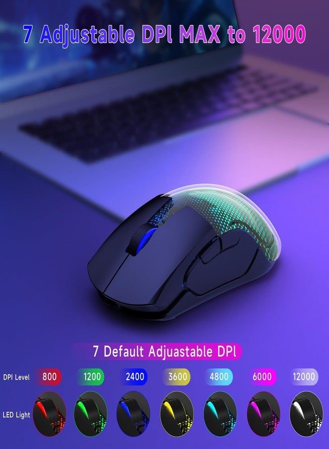 FFJ Wireless Gaming Mouse, 12000 DPI - Image 3