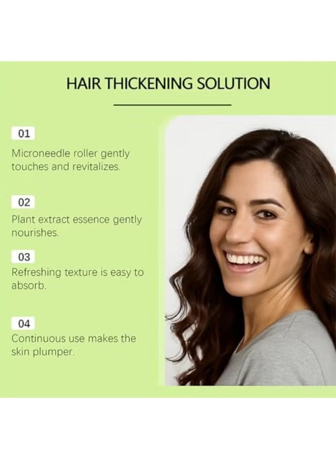 Solution 2-BOX Microneedle Hair, Alphainfuse Hair Regrowth System, Advanced Hair Growth Treatment Serum for Thicker, Fuller Hairs, Strengthens Roots, Gentle Painless, Supports Healthy Hairs Growth for Men & Women (2Pcs) - Image 2