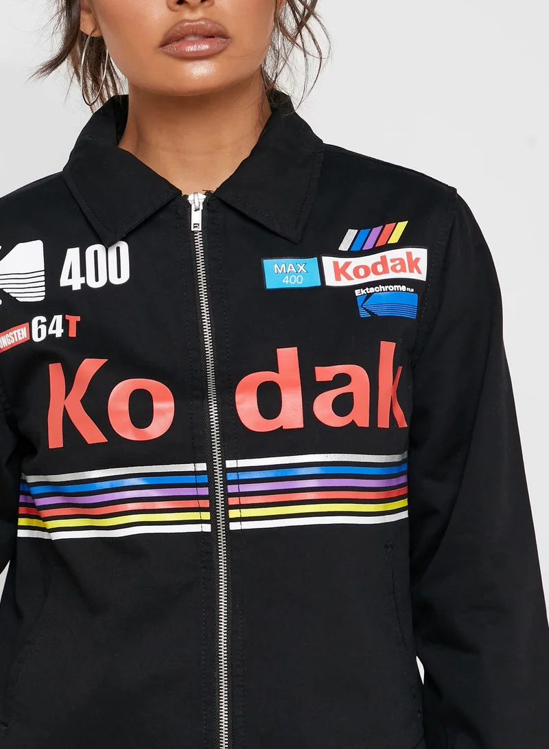 FOREVER 21 Kodak Zip Through Jacket