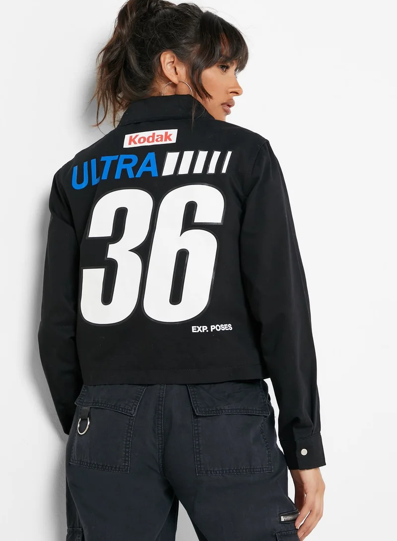 FOREVER 21 Kodak Zip Through Jacket