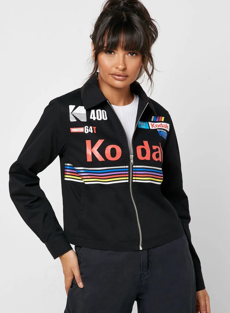 FOREVER 21 Kodak Zip Through Jacket