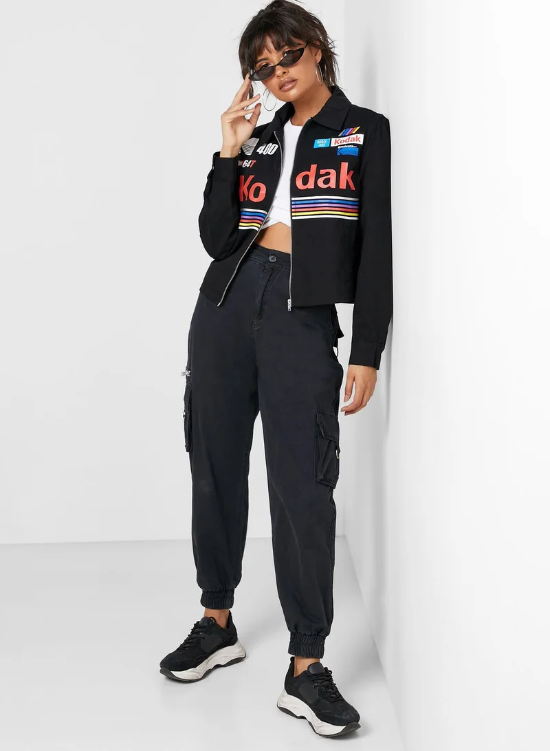 FOREVER 21 Kodak Zip Through Jacket