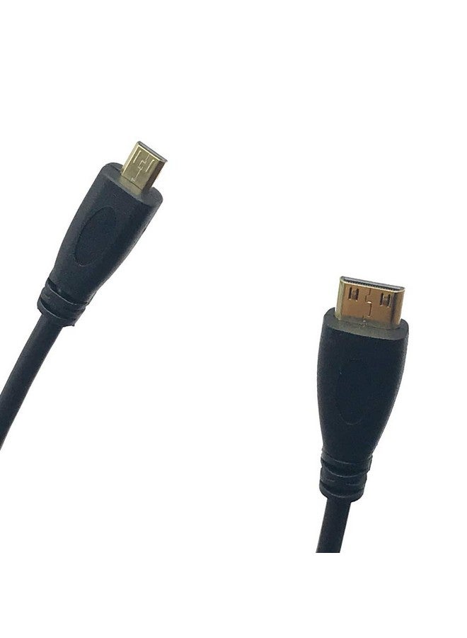 Seadream 2Pack 1Feet Micro Hdmi Type D Male To Mini Hdmi Type C Male Connector Adapter Cable Cord (1Feet 2Pack) - Image 3