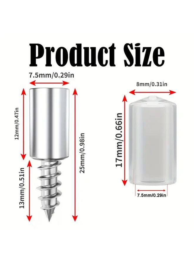 40 Pcs Black Shelf Screws With Non Slip Rubber Sleeves For Cabinets Glass Panels Wardrobes - Image 4