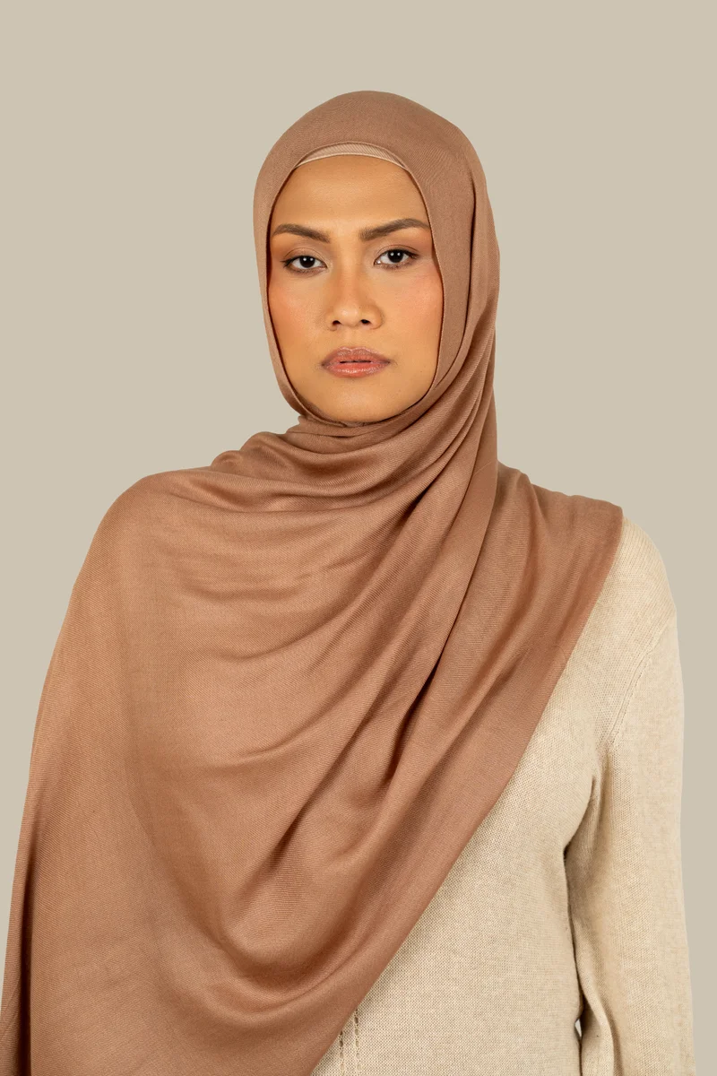Silqrose  Soft Blush Modal Twill Hijab - Regular for Women | Best Price UAE