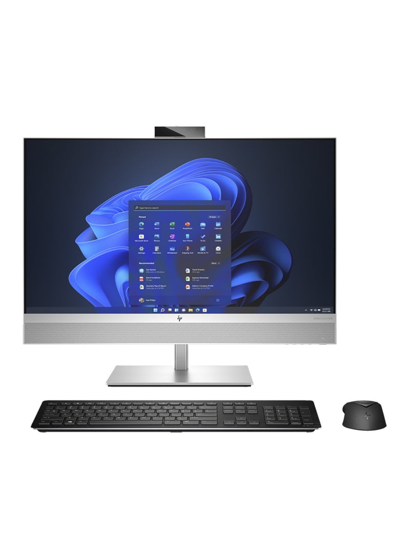 HP EliteOne 870 G9 AIO With 27-Inch Display, Core i7-14700 Processor/16GB RAM/512GB SSD/Intel UHD 770 Graphics/Windows 11 Pro English English Silver - Image 1