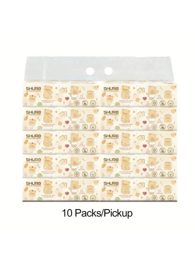 10 Pack Paper Towels 2400 Sheets Soft Absorbent Multi Ply For Home And Office - Image 1