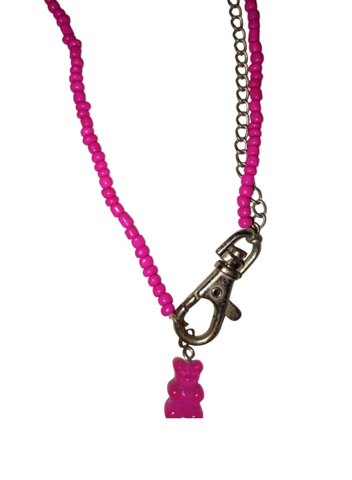 سلسة حريمي فوشيا مع دلاية دبدوب رابر - Image 1