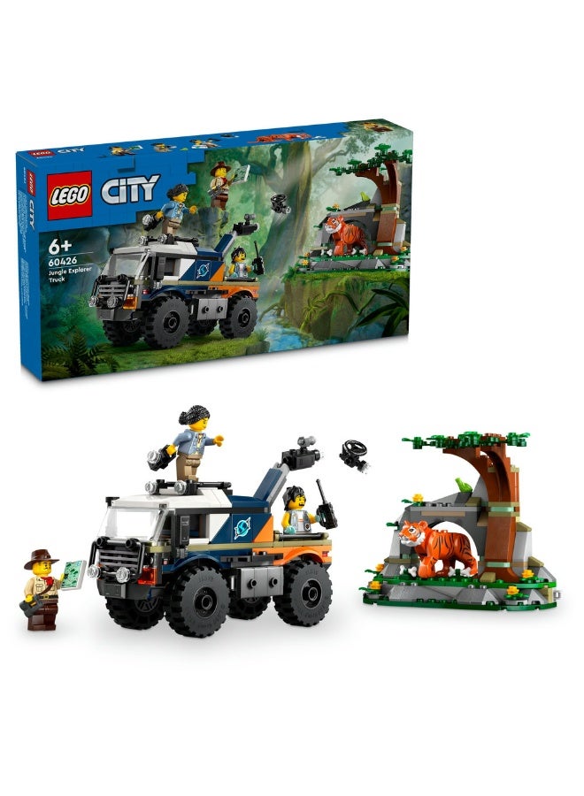 LEGO City Jungle Explorer Off-Road Truck 60426 (314) Pieces - Image 1