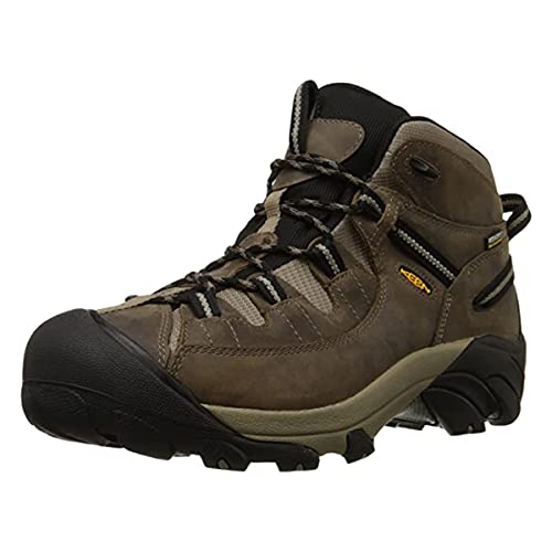 KEEN Men's Targhee 2 Mid Height Waterproof Hiking Boots,Shitake/Brindle,8.5 - Image 5