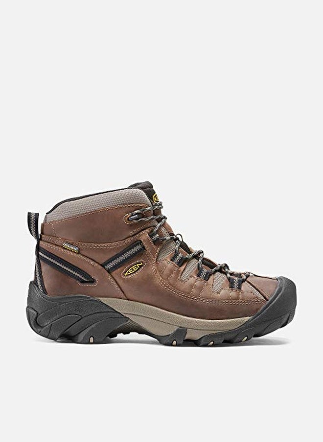 KEEN Men's Targhee 2 Mid Height Waterproof Hiking Boots,Shitake/Brindle,8.5 - Image 1