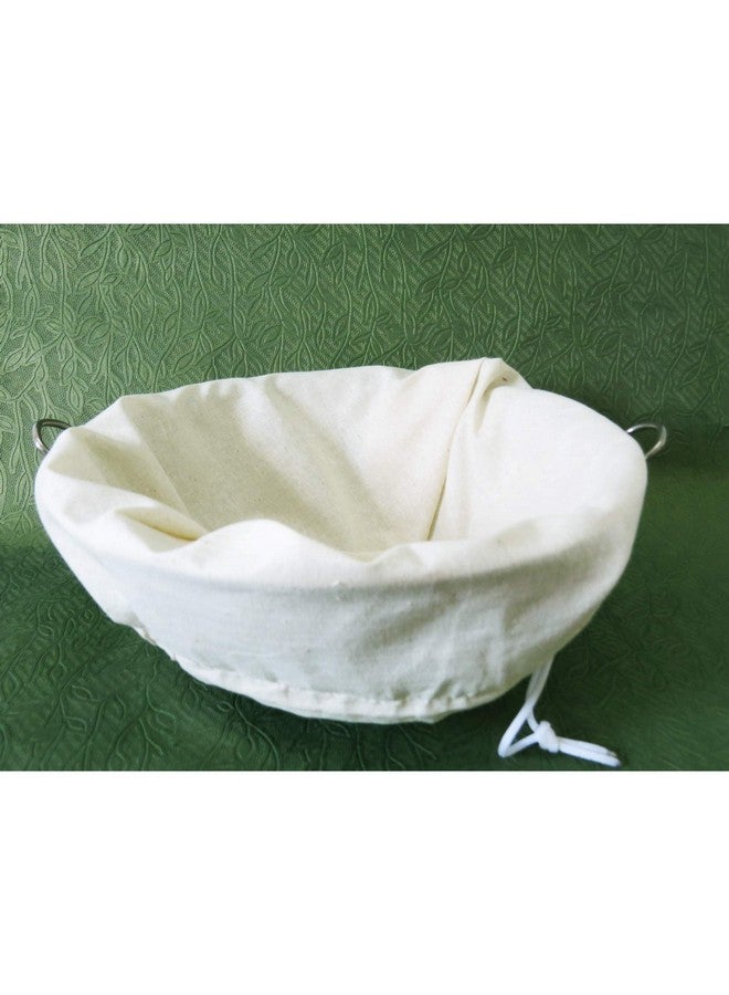 Masala POTLI Multipurpose Reusable Cotton Rice, Yogurt, Almond, Oat Milk, Sprouts, Brew Coffee, Juice Strainer Bag (Pack of 2) | Hung Curd Cloth Bag & Cheese Cloth - Unbleached Muslin Cloth - Image 5