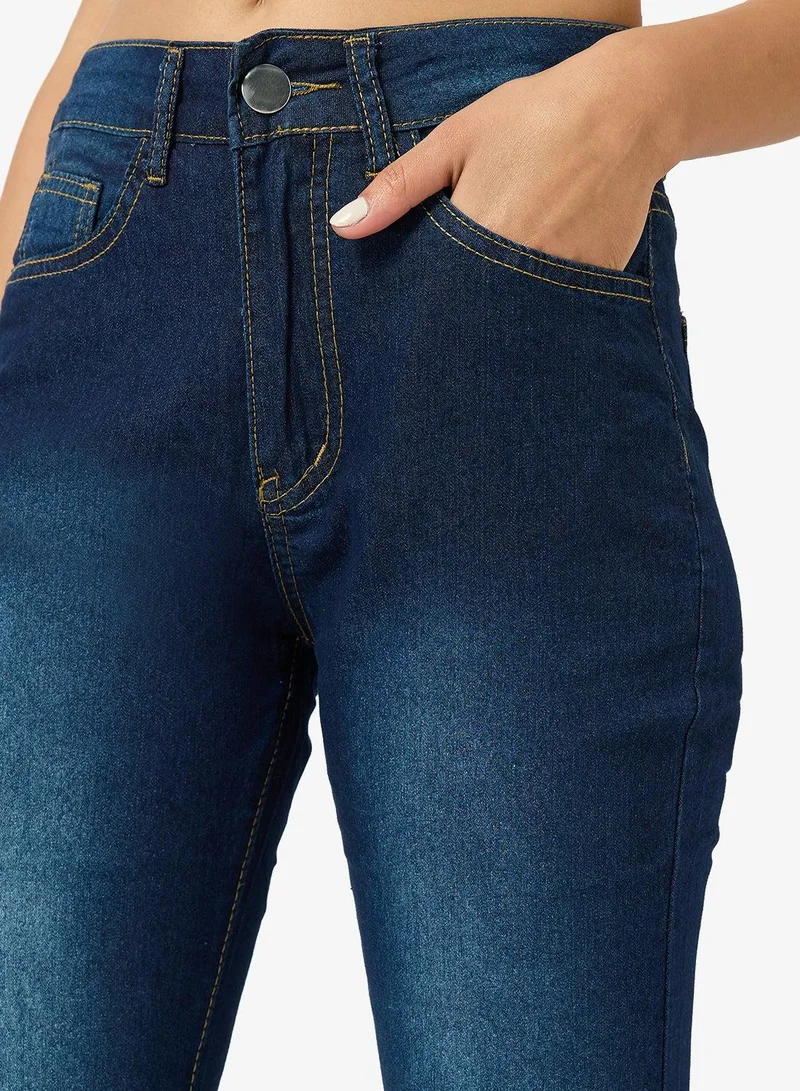 Ginger  High Rise Flared Jeans for Women | Best Price UAE