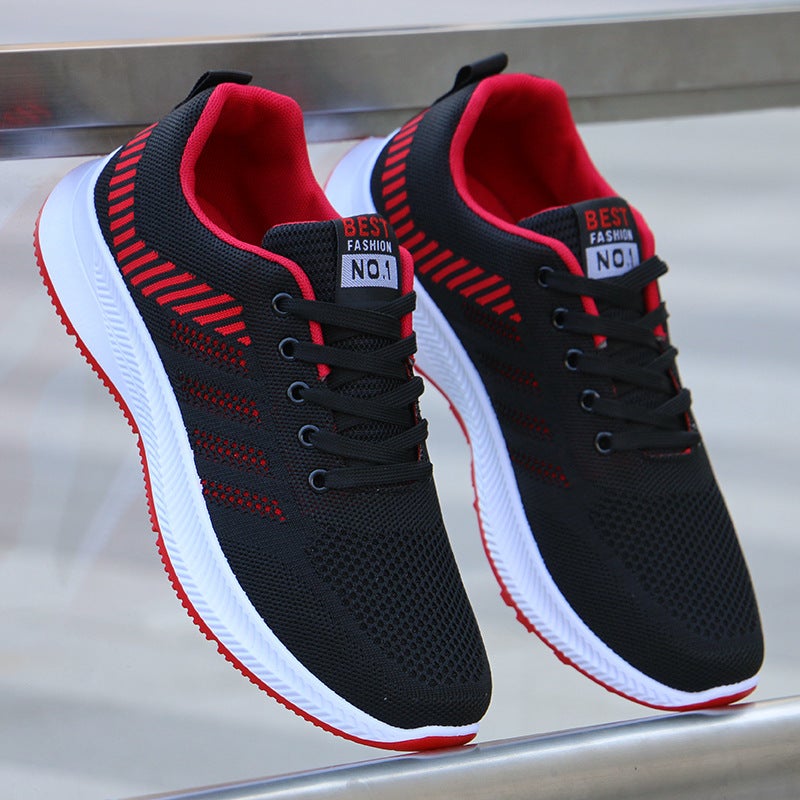 Spring And Sports Shoes Men'S Shoes Men'S Breathable Casual Running Mesh Mesh Shoes Lightweight Deodorant Work Shoes - Image 4