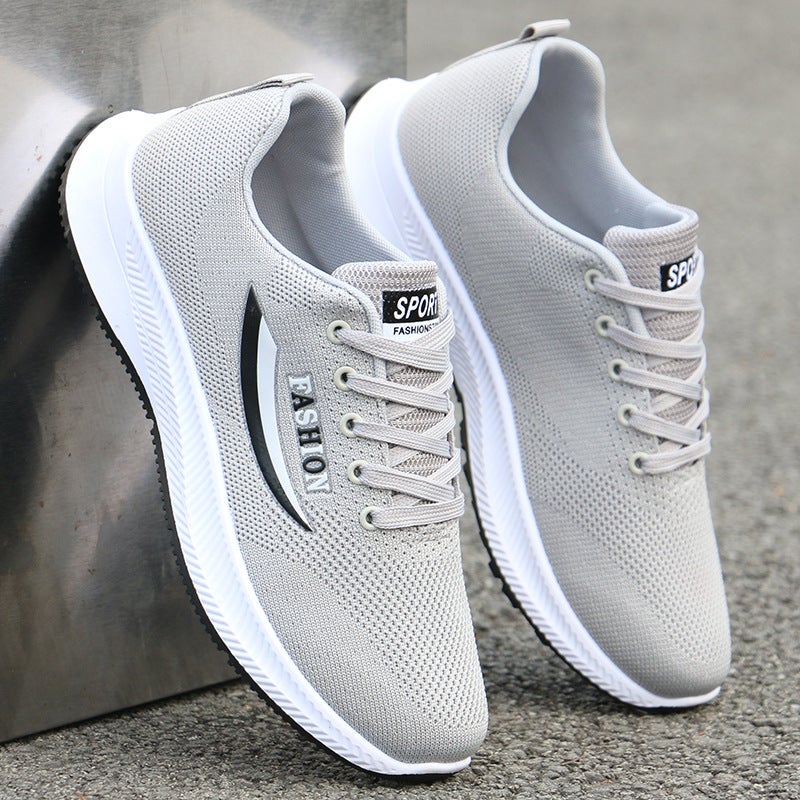 Spring And Sports Shoes Men'S Shoes Men'S Breathable Casual Running Mesh Mesh Shoes Lightweight Deodorant Work Shoes - Image 5