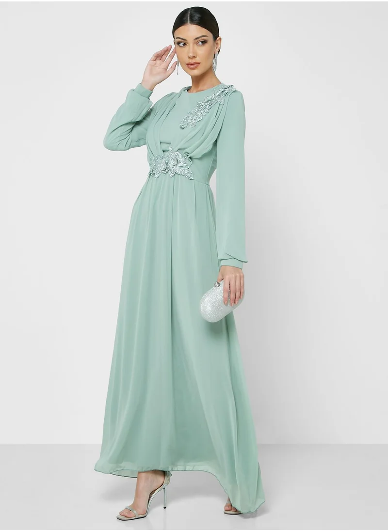 Khizana Embroidered Detail Dress