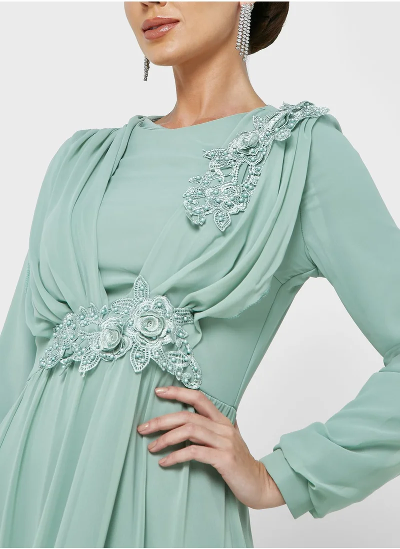 Khizana Embroidered Detail Dress