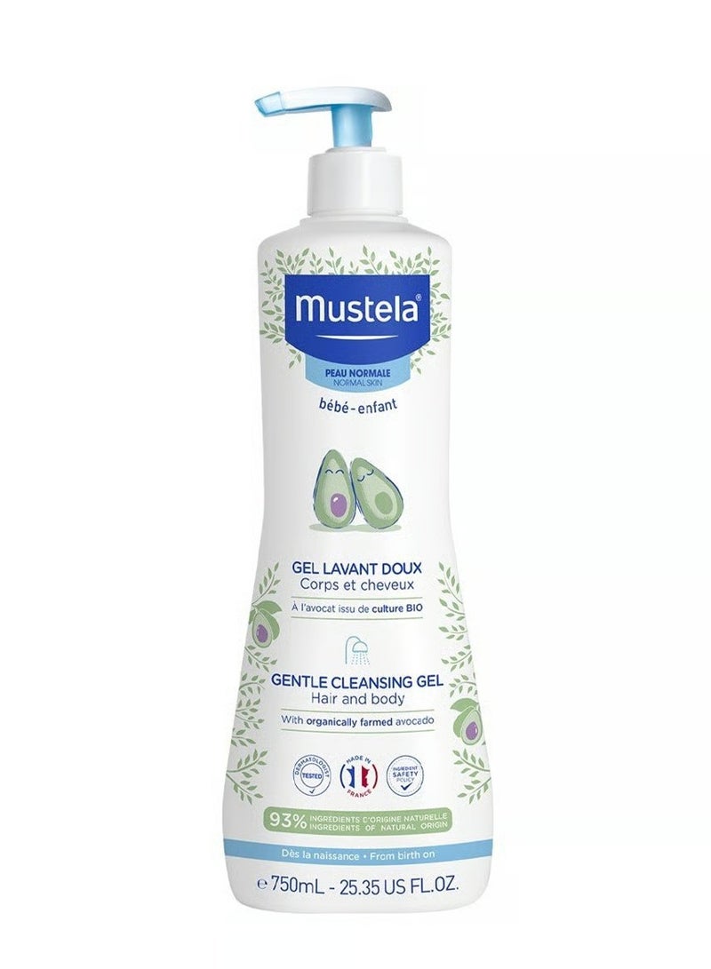 موستيلا جل موستيلا المنظف اللطيف للشعر والجسم 750 مل - Image 1