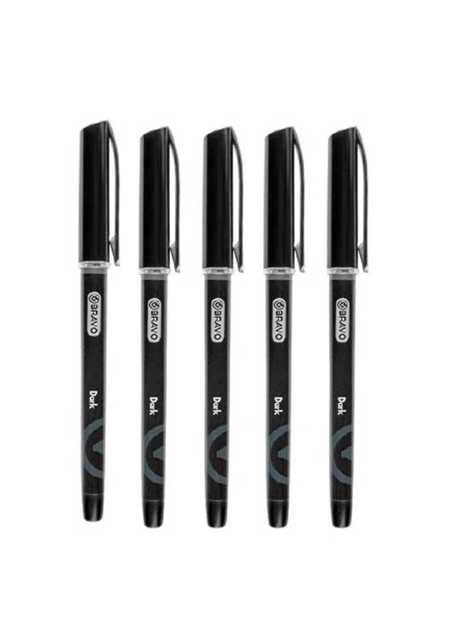 Bravo Bravo Poly Bag - Pack of 5 pens Blue, Red , Black 